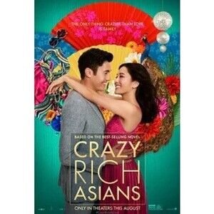 Crazy Rich Asians DVD Movie Romantic Comedy RomCom Funny Love Story Book Novel